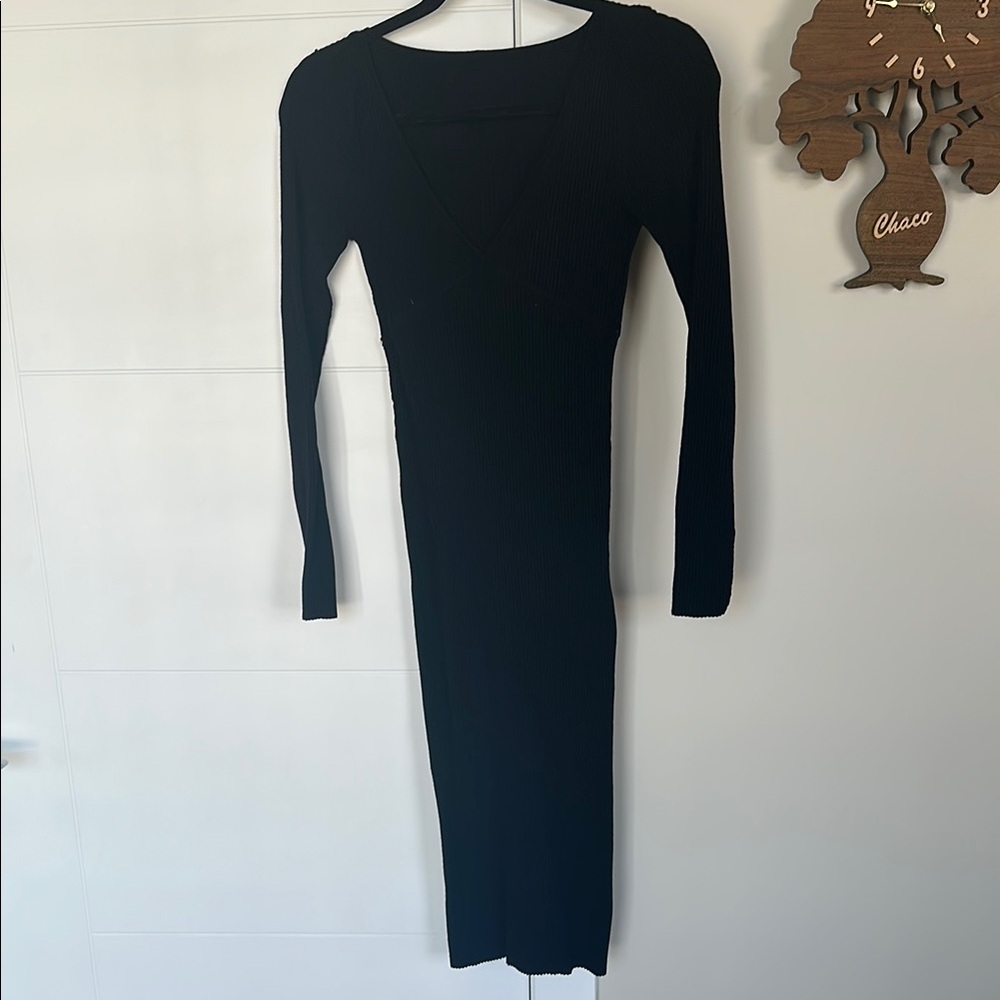Wilfred Black Long Sleeve dress